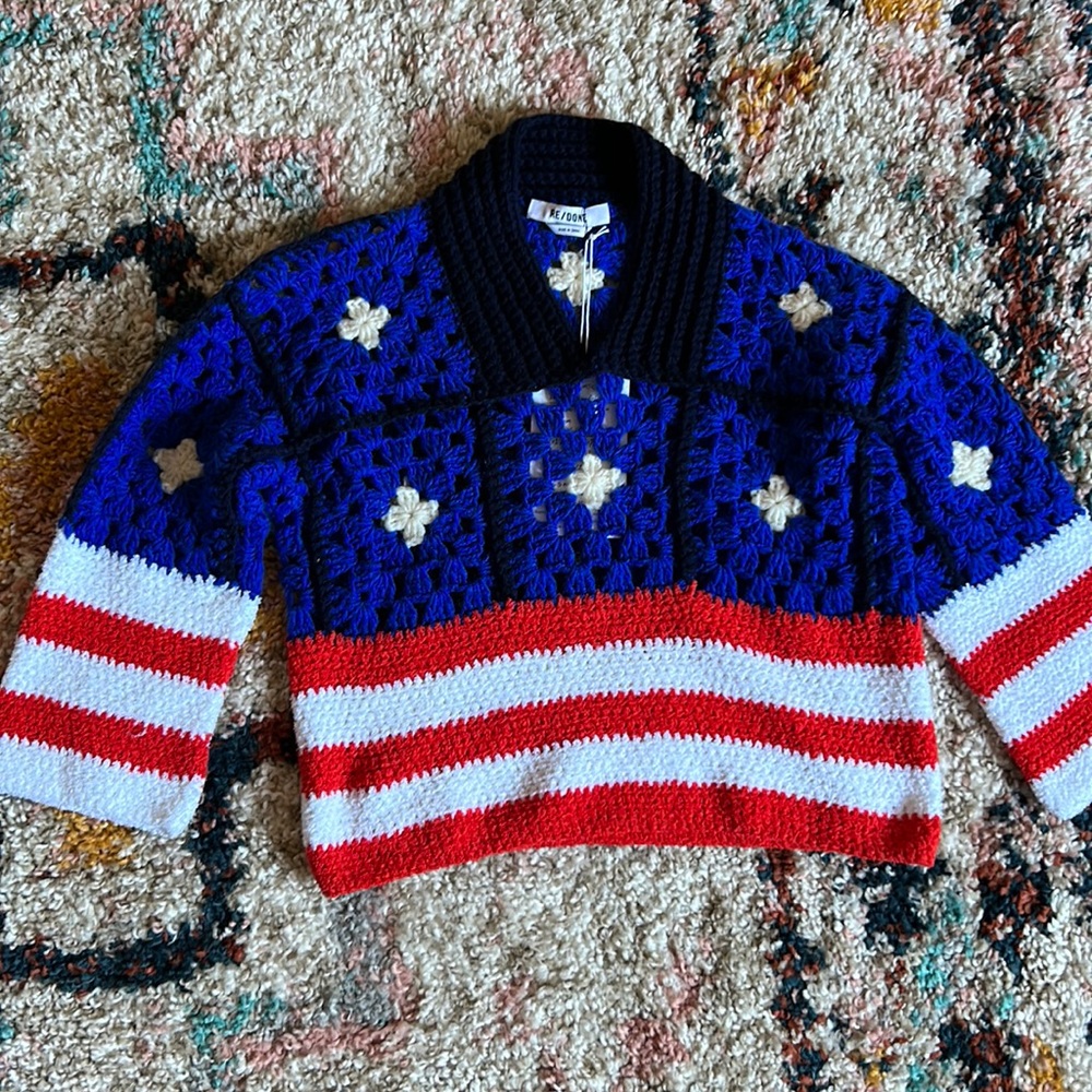 Re/Done sweater🎇🇺🇸 - Picture 1 of 2